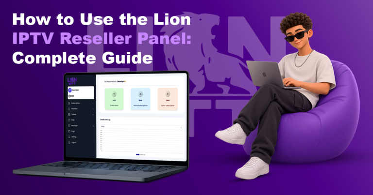 Use the Lion IPTV Reseller Panel Image Feature